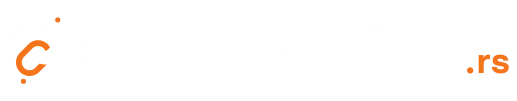 LinkBuilding.rs logo in white and orange