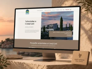 Sveti Stefan Real Estate website redesign project