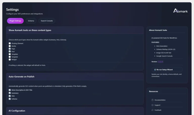 Tutorial 2: Configuring Plugin Settings
