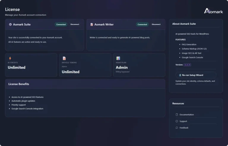 Complete Aomark Setup Guide: Get Suite and Writer Running on Your WordPress Site