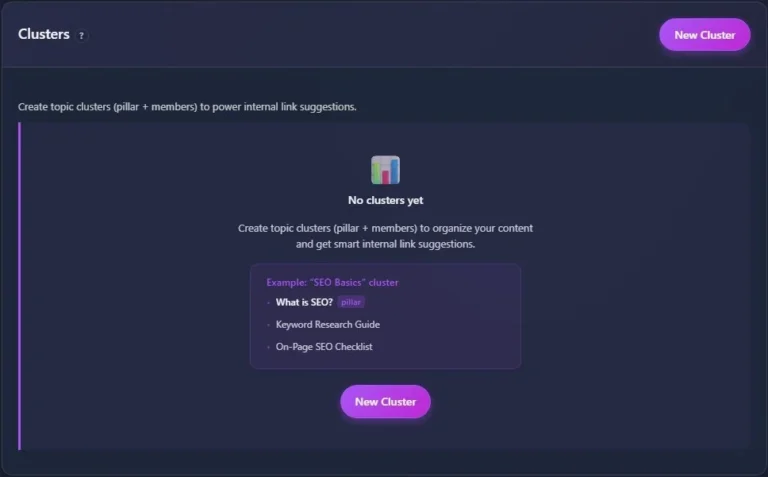 Tutorial 13: Setting Up Topic Clusters for Internal Linking