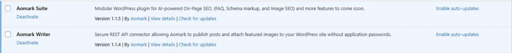 Image 2 - Complete Aomark Setup Guide: Get Suite and Writer Running on Your WordPress Site