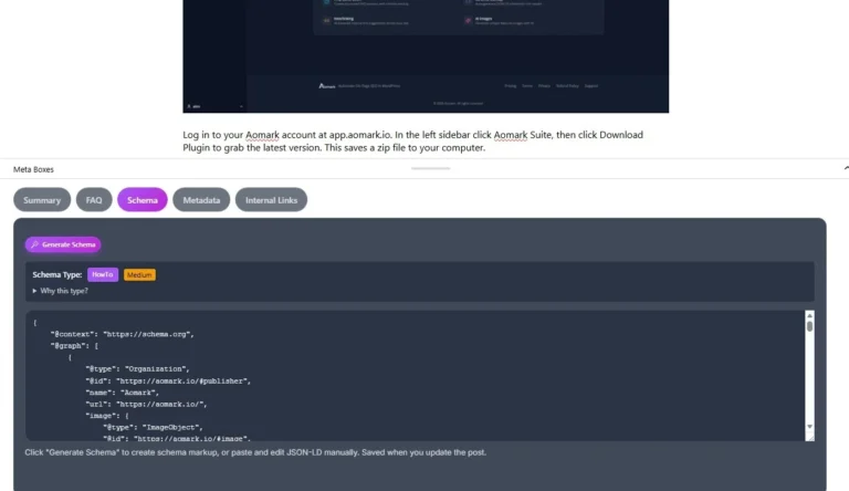 Tutorial 7: Generating Schema Markup in the Post Editor